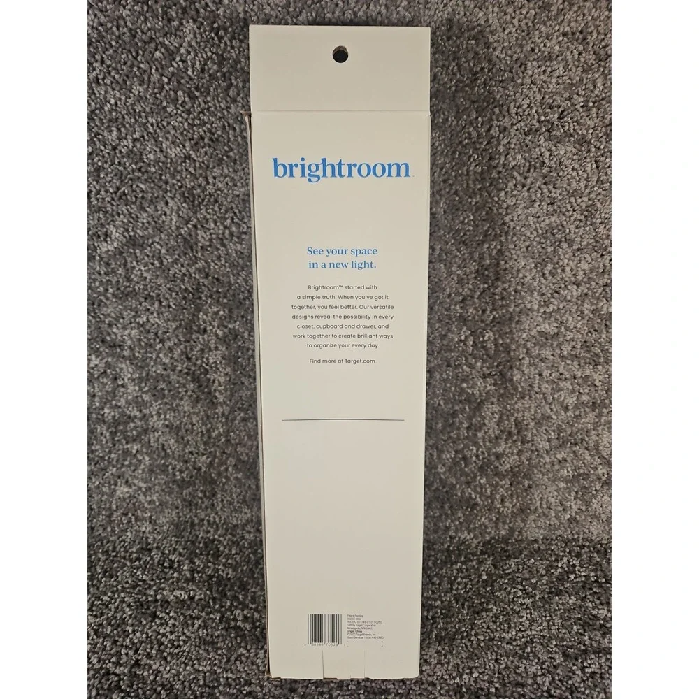 Brightroom Expandable Drawer Dividers-White Plastic-2 Count-expands 15.2